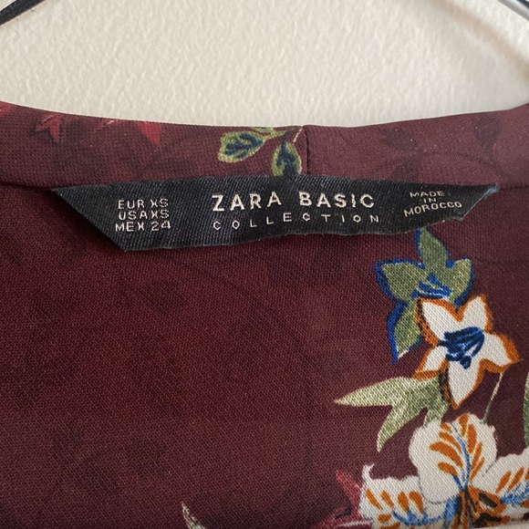 Zara Flower wrap top - Picture 3 of 10